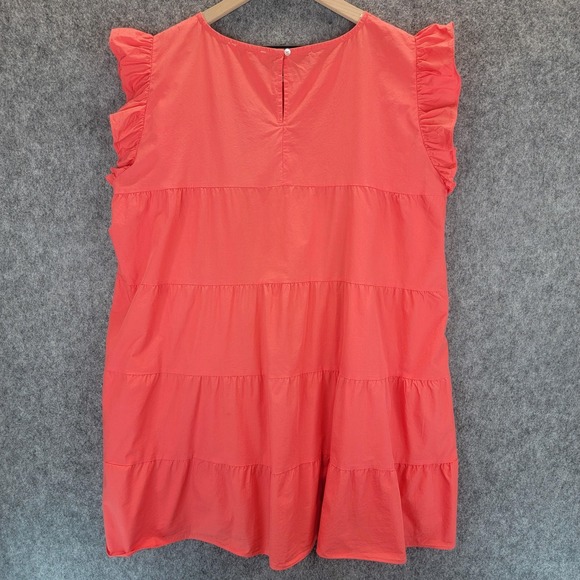 Umgee Dress Womens 2XL Tiered Ruffle Sleeve Babydoll Lightweight Flowy Resort - Picture 3 of 10